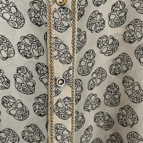 Zara Skull Blouse - Picture 3 of 4
